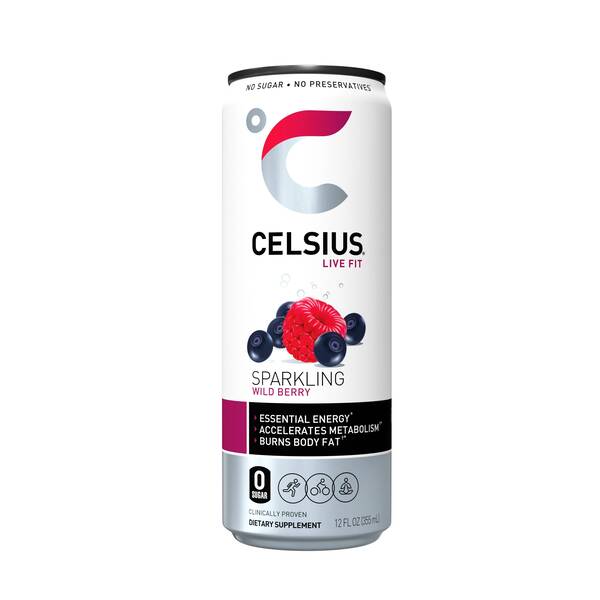 CELSIUS Sparkling Wild Berry Image Of CELSIUS Sparkling Wild Berry SKU: 320147