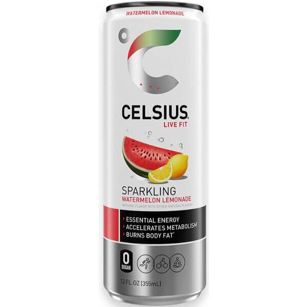 CELSIUS Sparkling Watermelon Lemonade Image Of CELSIUS Sparkling Watermelon Lemonade SKU: 323604