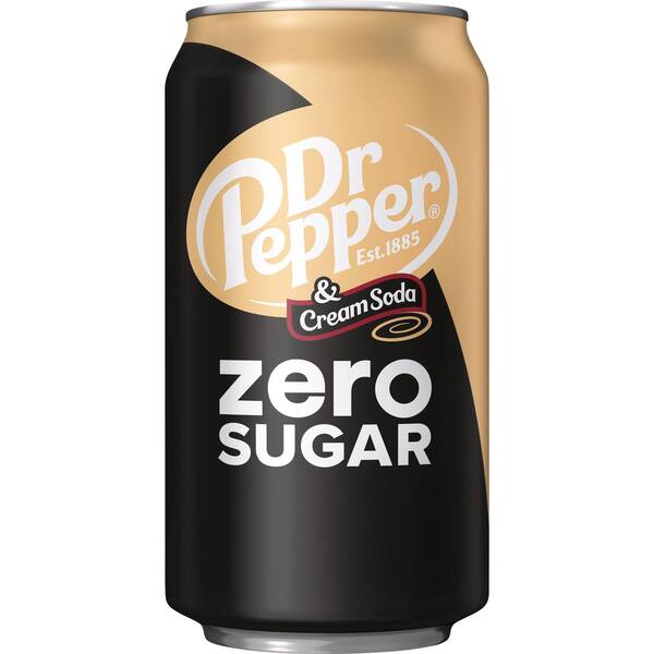 Dr Pepper & Cream Soda Zero Sugar Image Of Dr Pepper & Cream Soda Zero Sugar SKU: 198642